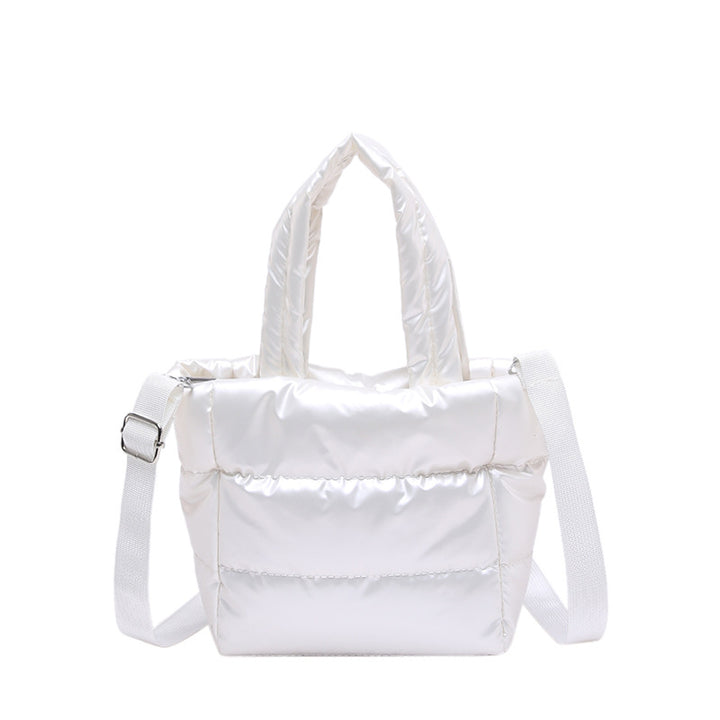 New Unique Fall/Winter Cotton Cute Versatile Handheld Shoulder Crossbody Small Square Bag