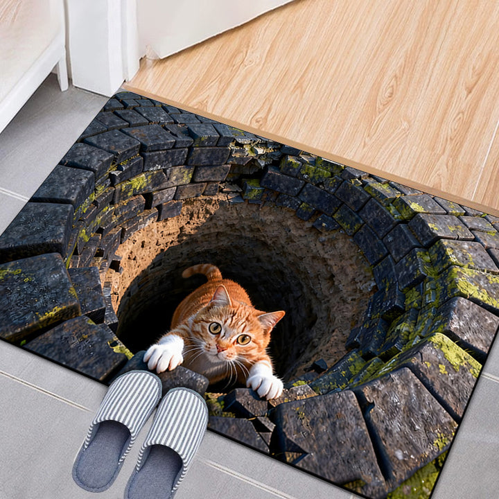 temu Drop Shipping 3 DEntryway Entryway Floor Mat Door Mat Stain Resistant Durable Floor Mat