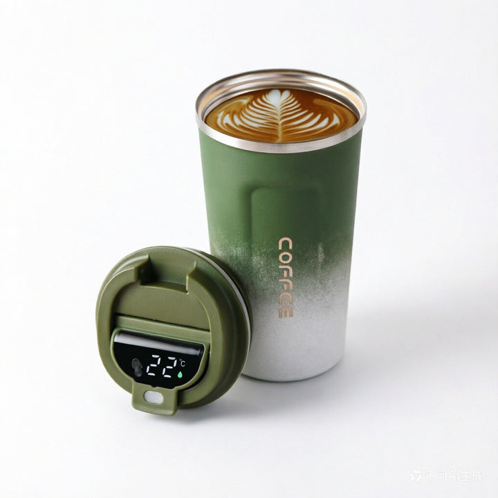 跨境二代咖啡杯304不锈钢保温杯真空水杯保冷礼品杯户外车载