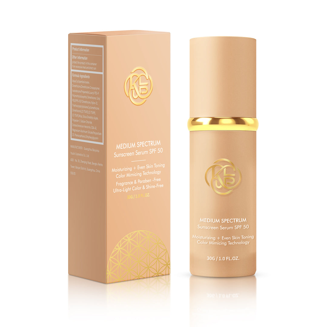 跨境专供奢华变色粉底液Luxe foundation轻透持妆英文包装现货