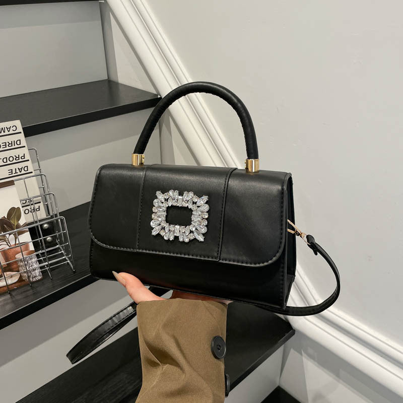 Popular Fashion Handheld Small Square Bag Women Summer New Light Luxury Stylish Shoulder Bag Crossbody Bag
