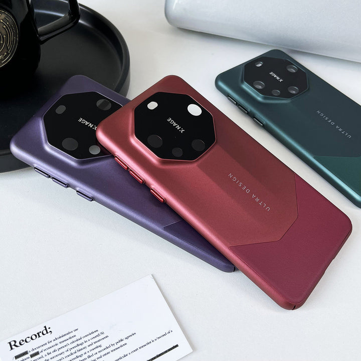 For Huawei Mate 80 Pro Phone Case M 70 Vegan Leather Frosted Soft Touch PC
