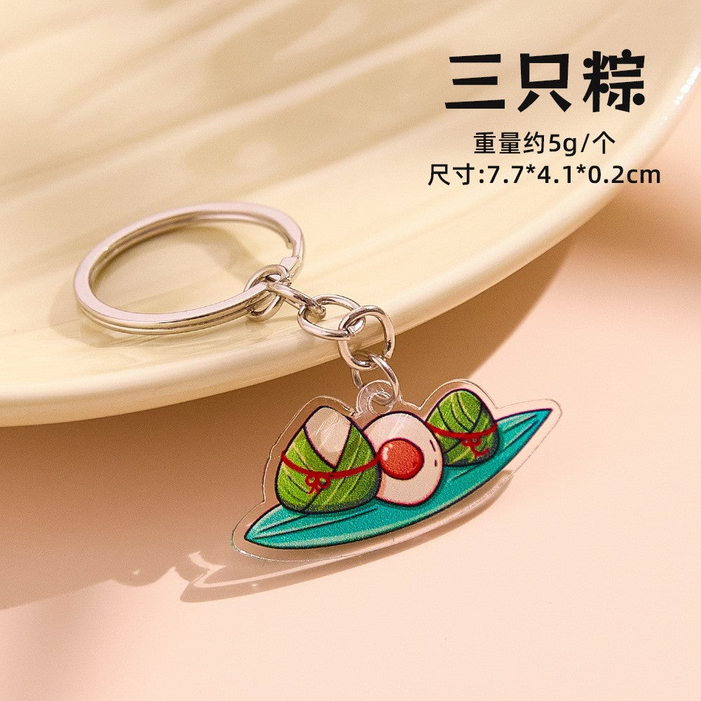 创意可爱卡通钥匙扣书包挂件小礼品学生钥匙链情侣树脂小礼物批发