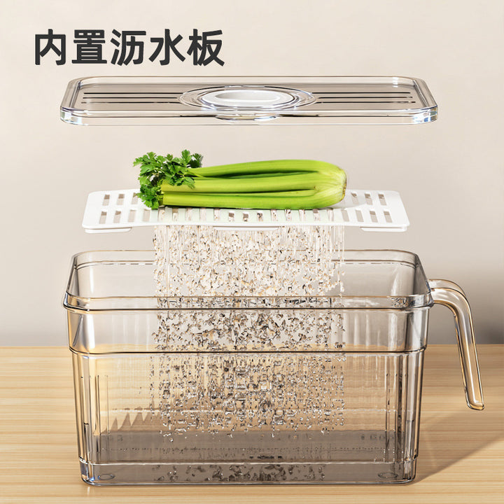 冰箱储物盒收纳盒整理盒冷冻专用食品级保鲜盒厨房蔬菜鸡蛋储物盒