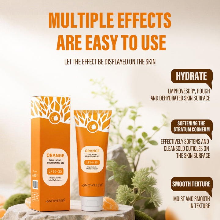 Orange Enzyme Exfoliating Gel – 100 g Facial Pore Cleansing Dead Skin Scrub