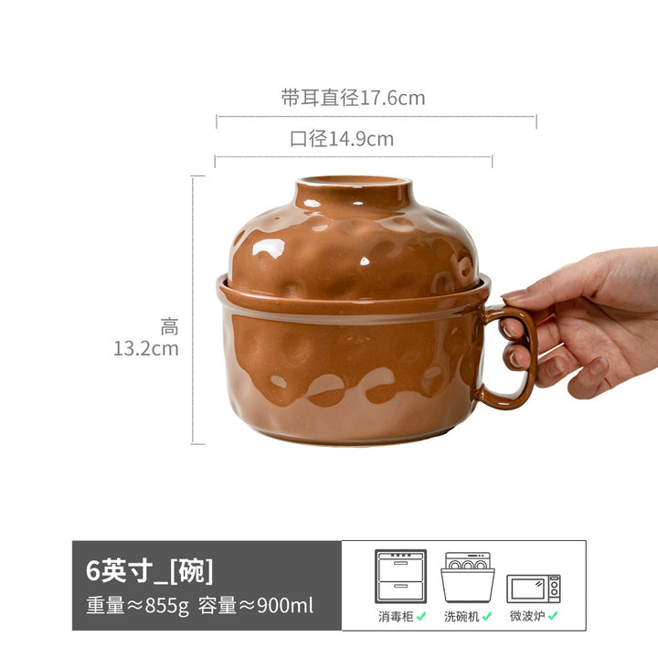Ceramic Bowl Bowl Special Bowl Home Tableware Large Bowl Chopsticks Set