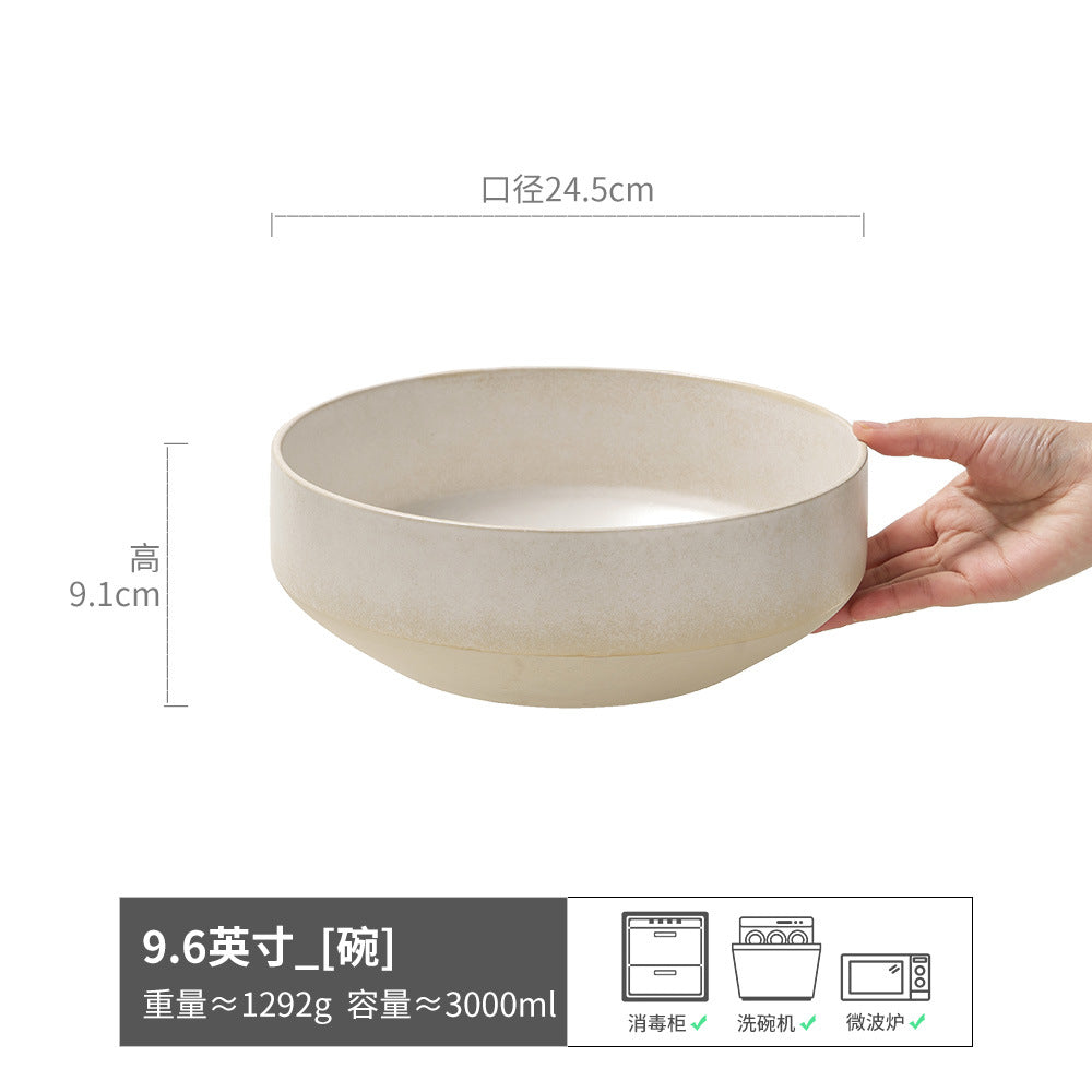 Vintage Large Bowl Japanese Style Ceramic Bowl Wholesale Home Bowl Bowl Bowl Tableware