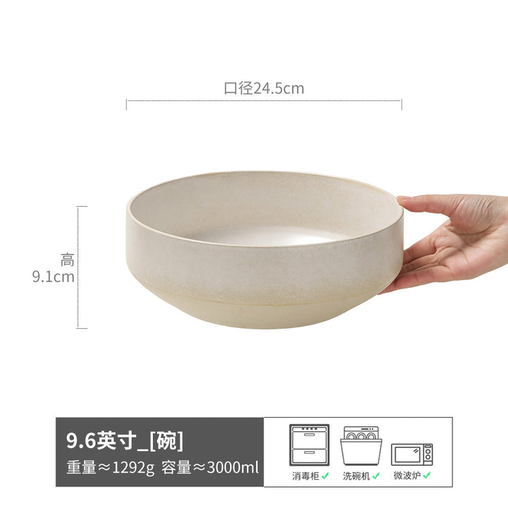 Vintage Large Bowl Japanese Style Ceramic Bowl Wholesale Home Bowl Bowl Bowl Tableware