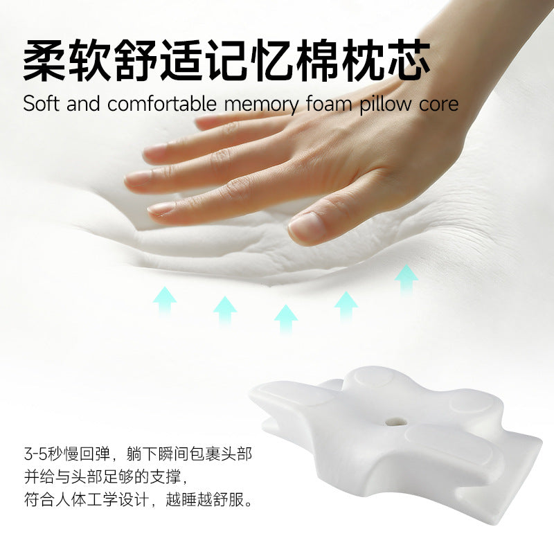 记忆枕亚马逊热销记忆棉a类慢回弹人体工学睡眠枕Pillow颈椎枕头