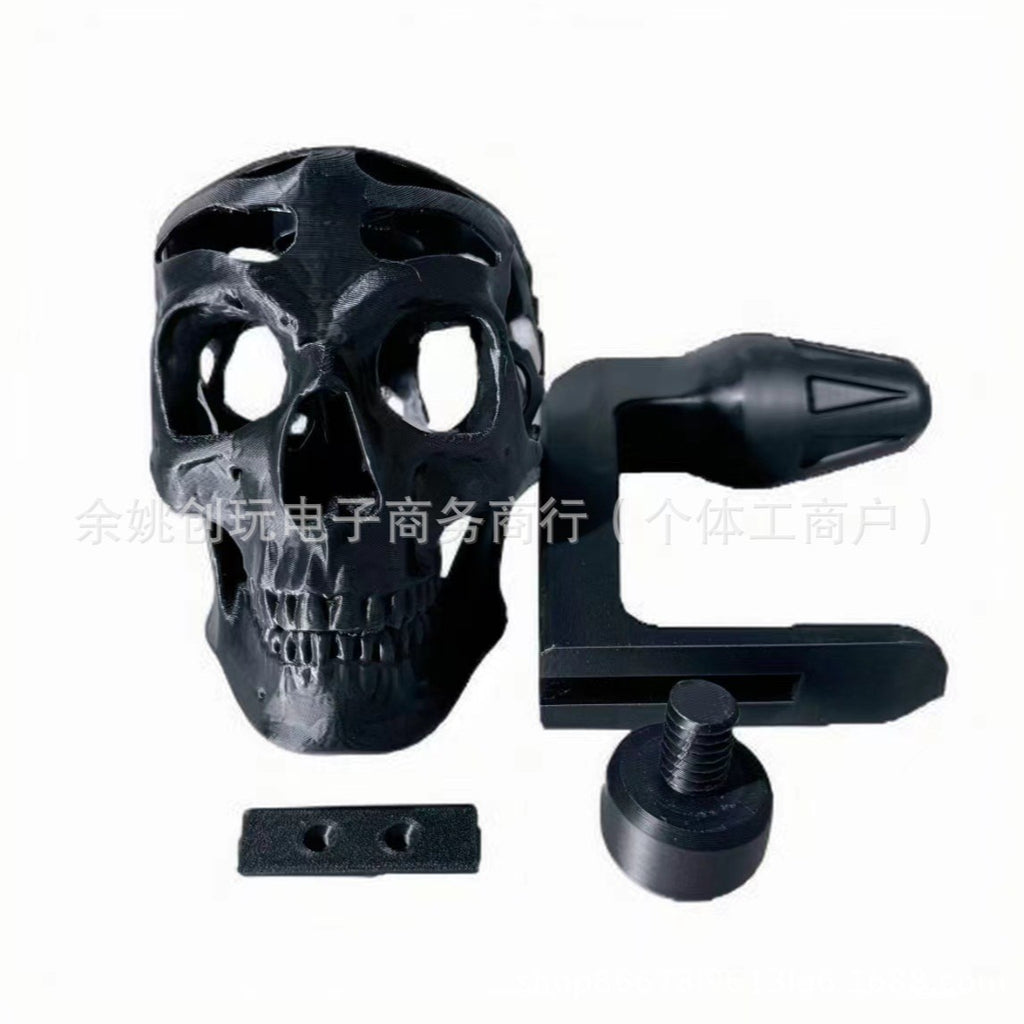 新跨境独立站3D Skull Helmet Display Package骷髅头盔展示包