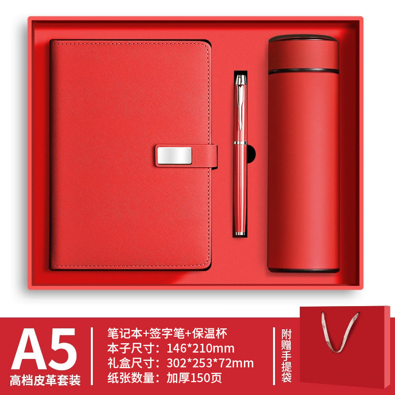 A5笔记本礼盒套装记事本套装商务办公记录本全套logo广告特价优惠