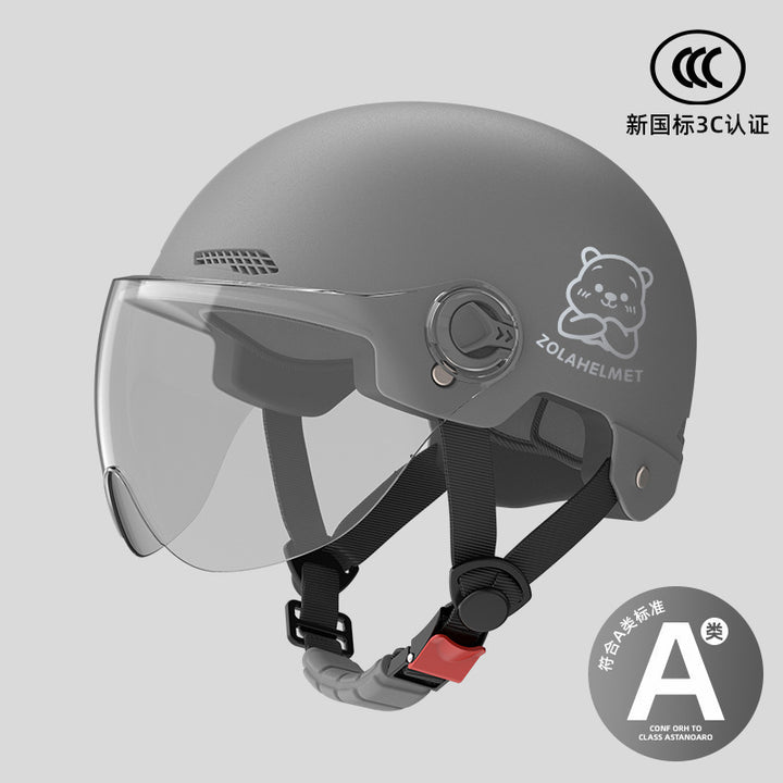 New Small Helmet Electric Vehicle Sun Protection Women Light Wholesale Winter