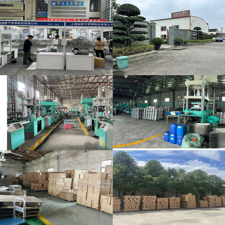 跨境304不锈钢菜板套装 商用切菜板加厚双面家用防霉抗菌砧板案板
