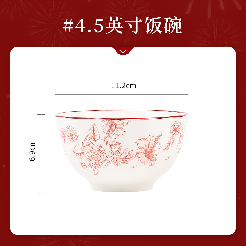 KANGMO Dinner Set New Year - Wedding Festive Tableware Gift Box