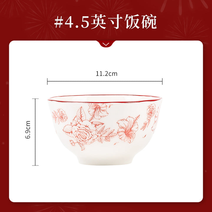 KANGMO Dinner Set New Year - Wedding Festive Tableware Gift Box