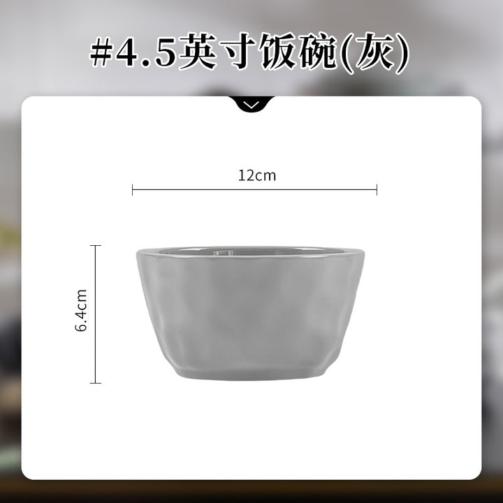 陶瓷餐具碗碟套装家用碗盘子碗筷米饭碗北欧轻奢高级感2024款餐具