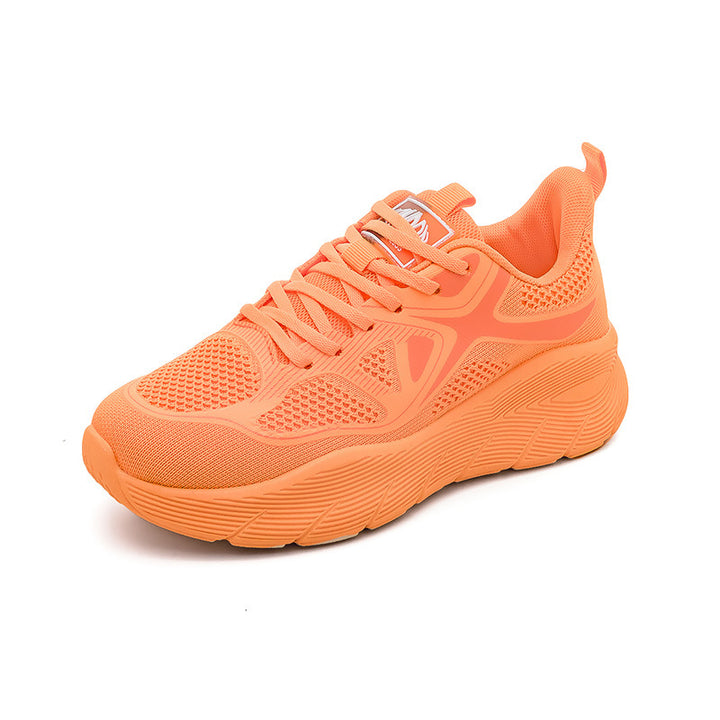 Spring New Sneakers Women Couple Versatile Thick Casual Breathable Running Shoes Small Shoesf 8829