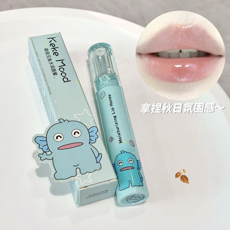 kekemood萌宠丑鱼水润唇蜜持色镜面唇釉保湿滋润显色淡唇纹美唇膏
