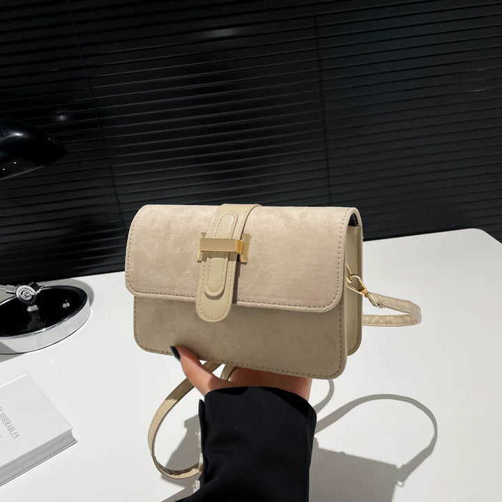 Fashion Texture Vintage Shoulder Bag Fall/Winter New Underarm Crossbody Bag Minimalist Stylish Small Squar