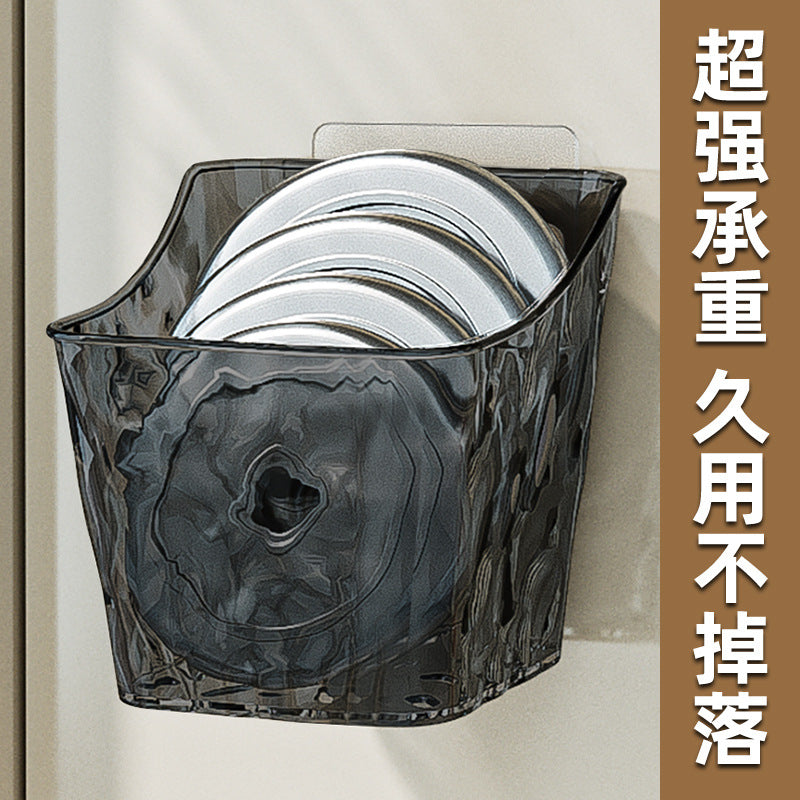 新款吸盘葱姜蒜收纳篮厨房收纳筐壁挂免打孔置物篮生姜大蒜小挂篮