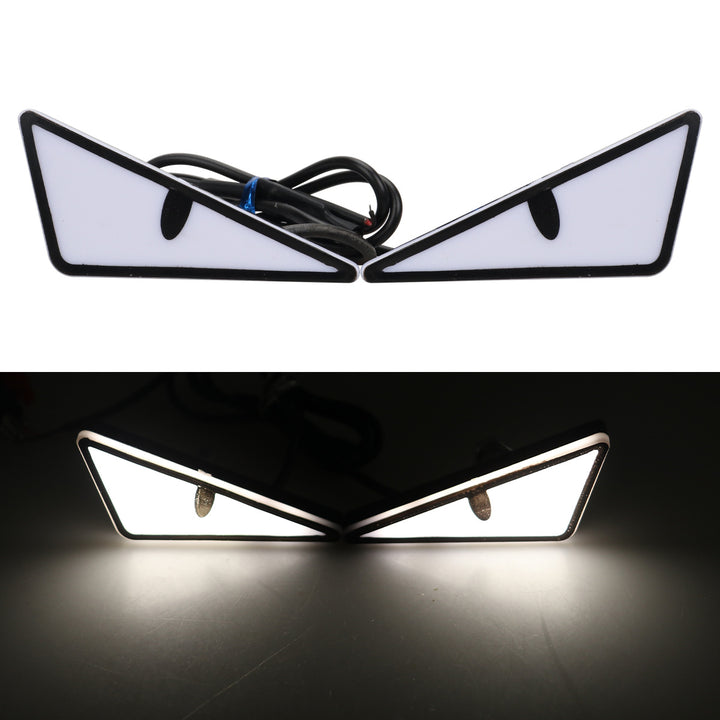 Motorcycle License Plate Screw Light – Triangle Demon Eyes __NS 73__ Decoration