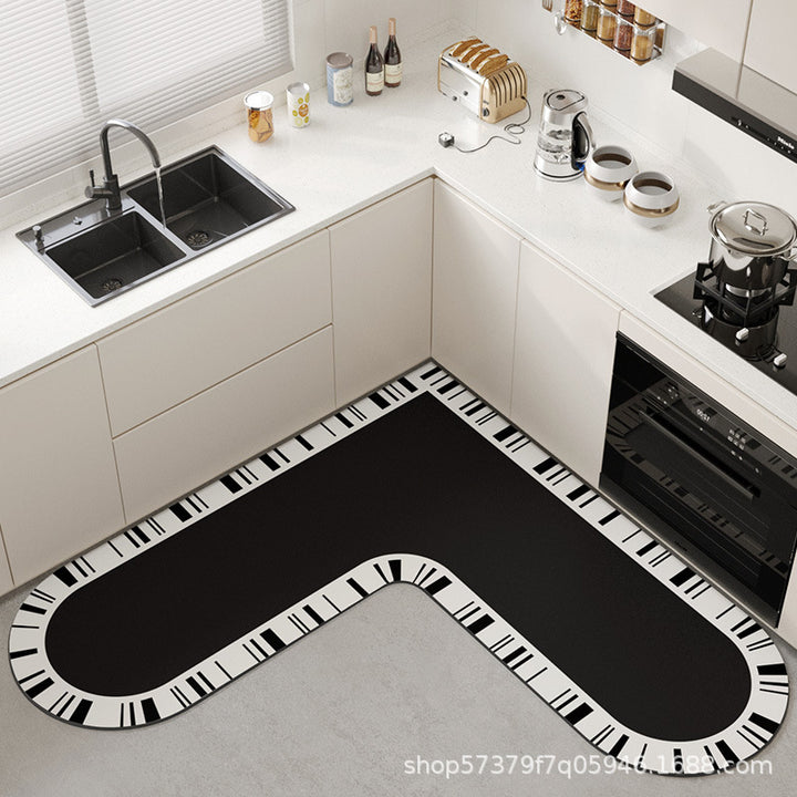 temu LKitchen Floor Mat Stain Resistant Non Slip Foot Mat Home Floor Mat