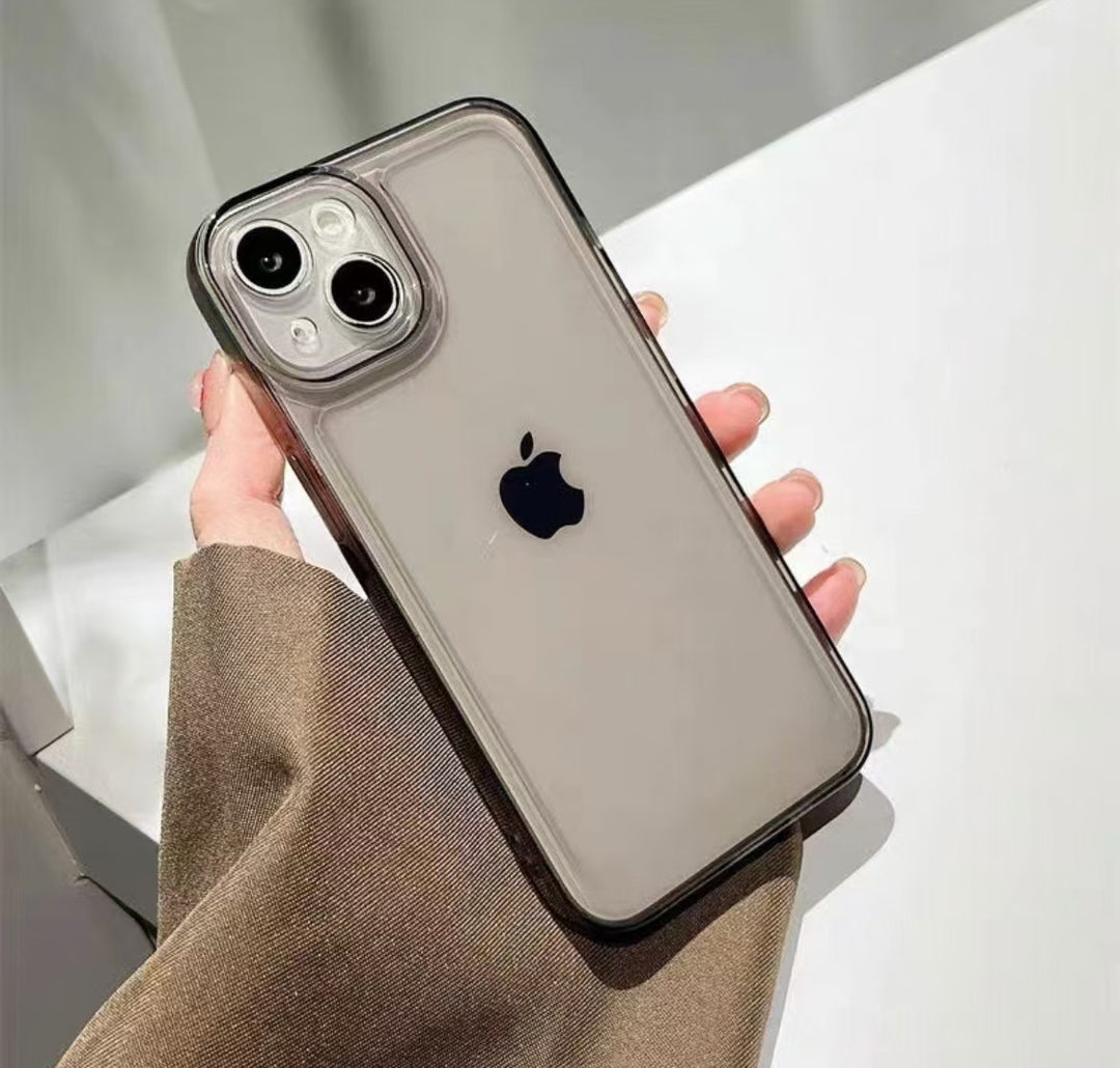 Minimalist Reinforcedfor iPhone 17 promax Phone Case 14 New iPhone15 pro Shockproof 16/13 mini