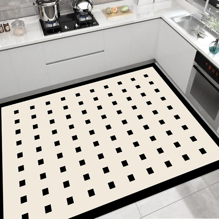 Non Slip Waterproof Door Mat Entryway Kitchen Floor Mat Entryway Foot Mat Leather Carpet