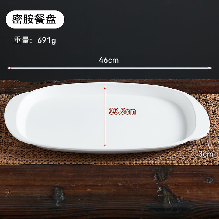 自助选现炒快餐称重菜盘商用套装学校食堂密胺餐具汤碗碟托盘