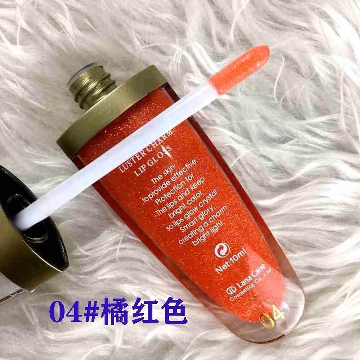 雅邦水漾动感炫亮唇彩裸妆唇蜜丰盈亮泽保湿滋润透明度好搭配口红