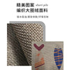 跨境热销厨房脚垫吸水防滑地垫玄关门垫耐磨耐脏新款编织亚麻脚垫