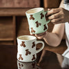 高颜值可爱小熊杯创意陶瓷马克杯批发杯子家用茶水杯咖啡杯早餐杯