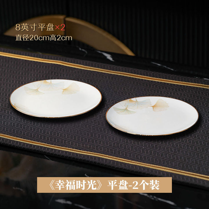 景德镇陶瓷定制礼品礼盒餐具套装新中式家用碗碟碗筷套装饭碗面碗