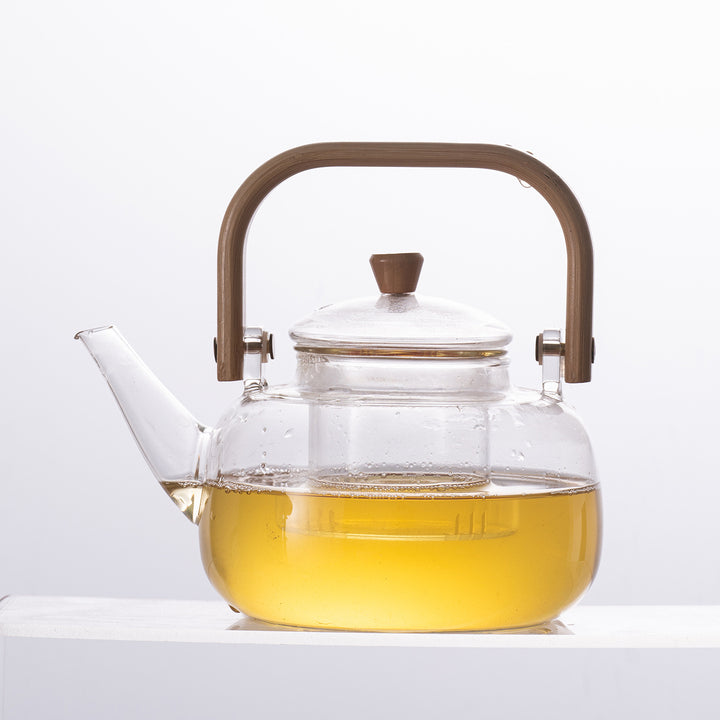 水果茶壶茶杯耐热玻璃花茶壶套装蜡烛加热下午茶休闲厅美容院茶具