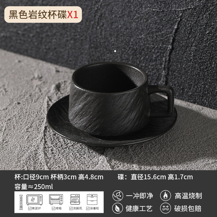 Nordic Ceramic Coffee Cup Dish Set White Cup Minimalist Cup Premium Design Water Cup