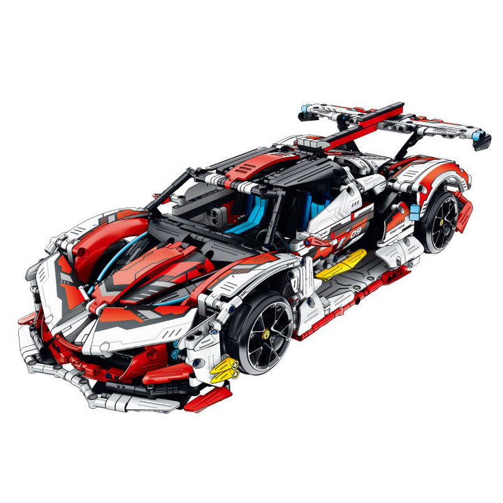 Apollo Sports Car Building Blocks Set – High-Difficulty Drift Racing Car Model Assembly Toy