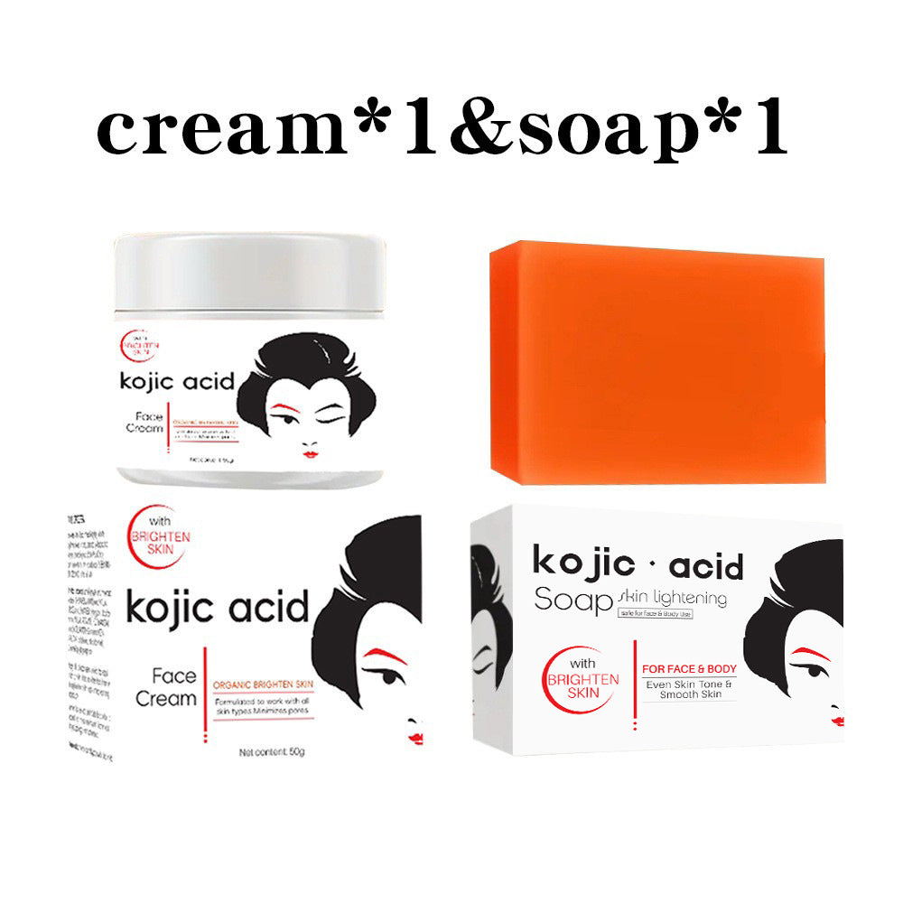Exportkojic acid Face Cream Eye Cream Nourishing Face Skincare Set