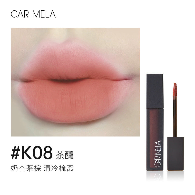 CARMELA卡梅拉文艺复兴口红显白柔雾哑光不沾杯持妆正红唇泥唇釉