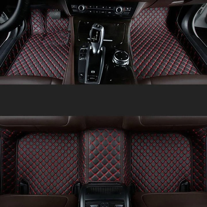 Compatible LADA Granta Special Leather Car Foot Mat