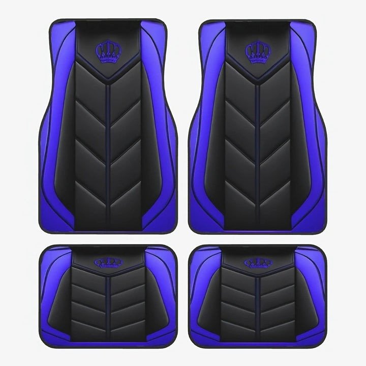 TEMUVintage Nordic Car Foot Mat Carpet 4 Piece Set Stain Resistant Floor Mat TEMUFoot Mat Wholesale