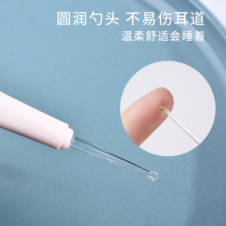 玛莉安发光耳勺套装可拆卸塑料掏耳垢清洁器带灯采耳工具批发1720