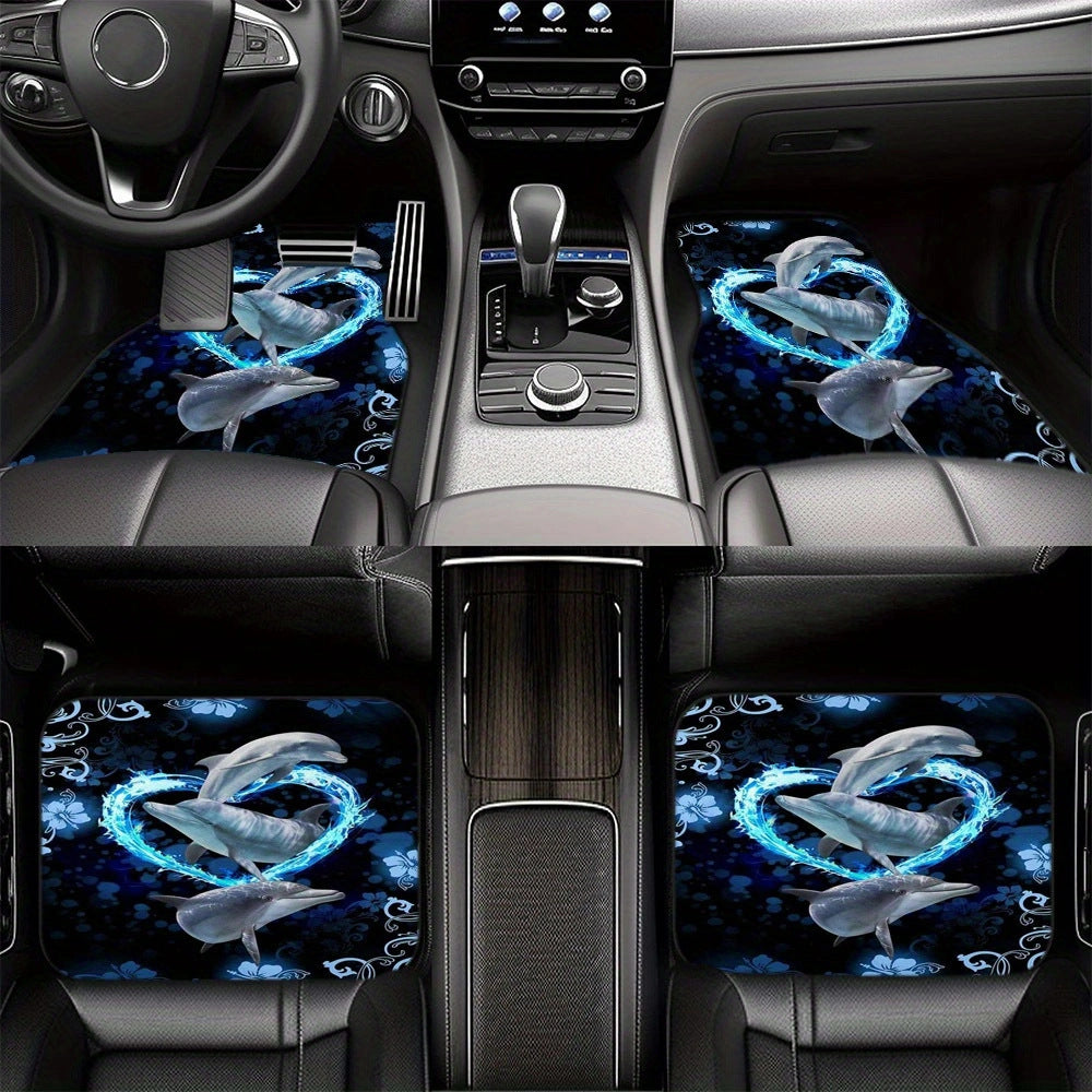 Vintage Car Foot Mat Carpet 4 Piece Set Stain Resistant Floor Mat TEMUFoot Mat Wholesale