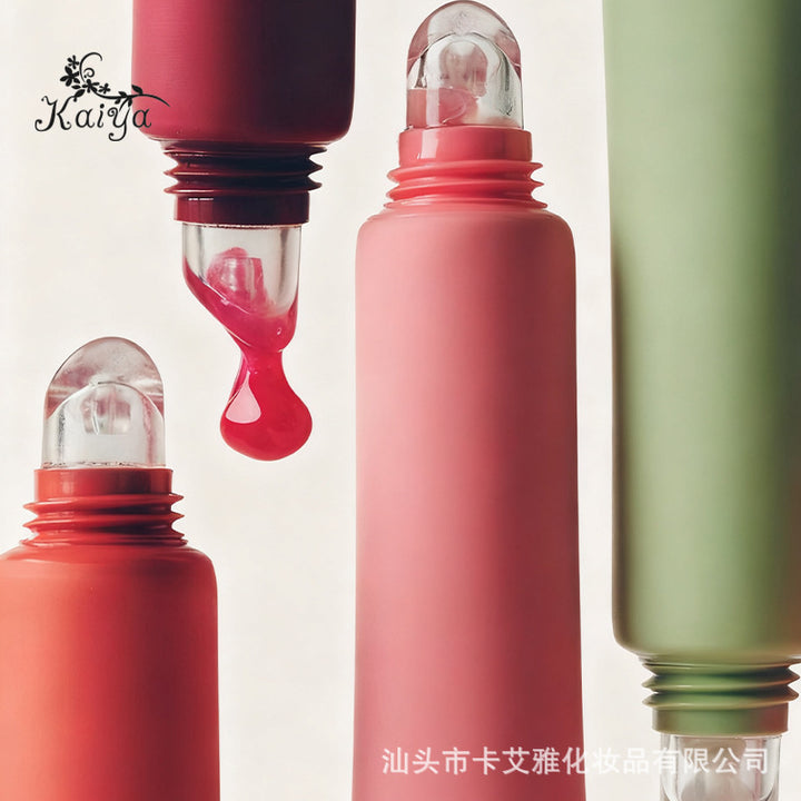 跨境定制Liquid Lipstick软管带硅胶套持妆不卡唇纹哑光丝绒唇釉