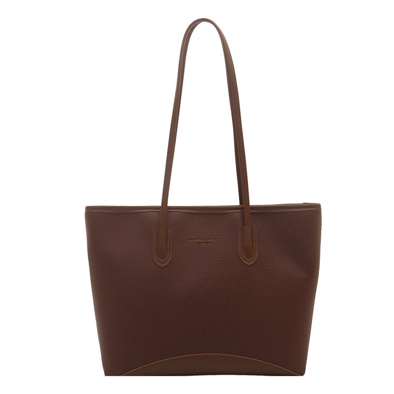 Large Capacity Retro Single Shoulder Bag – Women's Cross-Border Fashion Bag