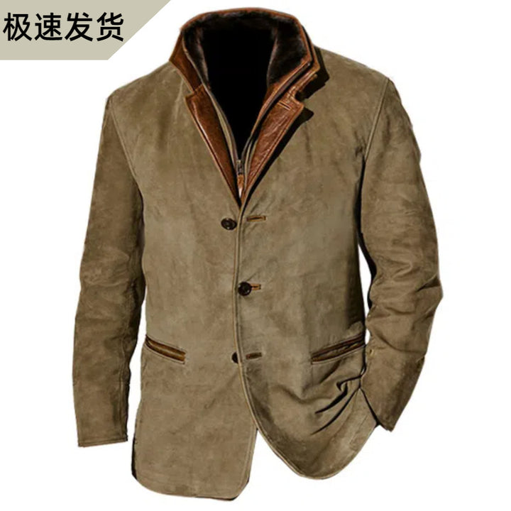 Spring New Men Fashion Vintage Men Casual Jacket Top