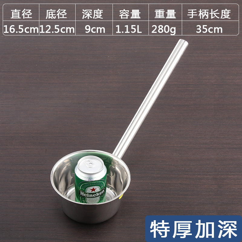 Stainless Steel Spoon Thickened Spoon Commercial Spoon Kitchen Large Spoon