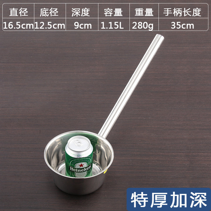 Stainless Steel Spoon Thickened Spoon Commercial Spoon Kitchen Large Spoon