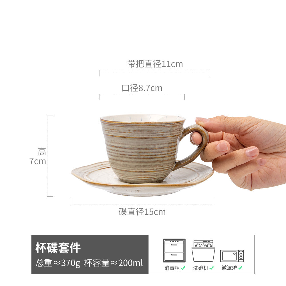 碗碟套装陶瓷盘子格雷系列餐具批发盘家用碗高级感杯子米饭碗汤碗
