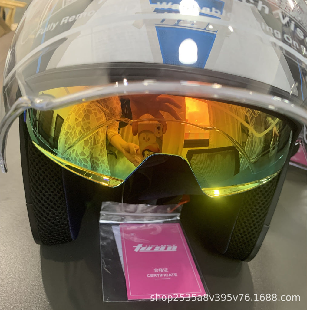 厂家定制高品质3c认证安全头盔电动车男女四季半盔half helmet