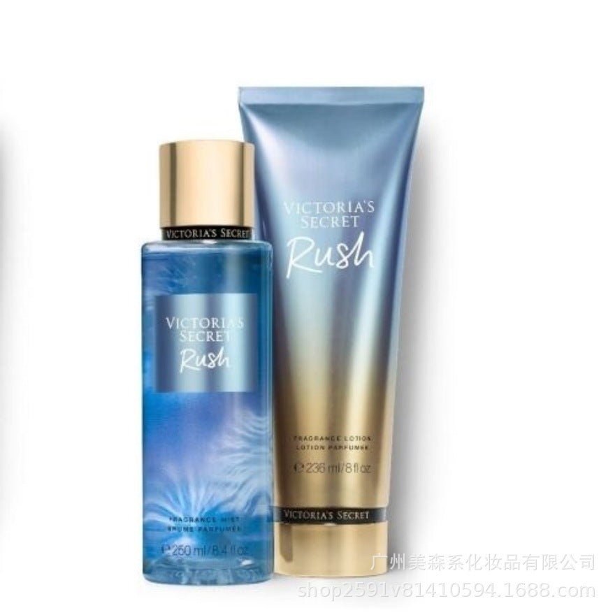跨境维多利亚的秘密身体乳VS香氛喷雾套装滋润保湿持久留香爆款